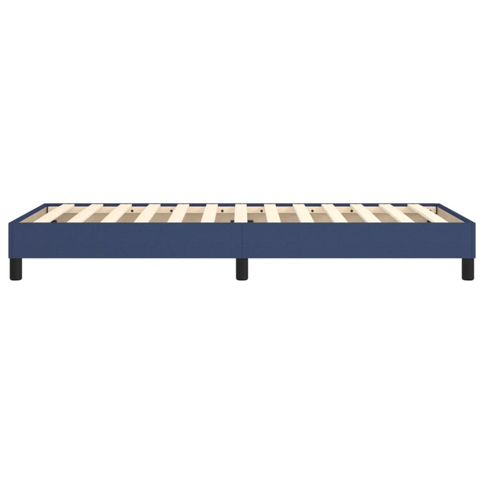 Boxspringbett Blau 80x200 cm Stoff