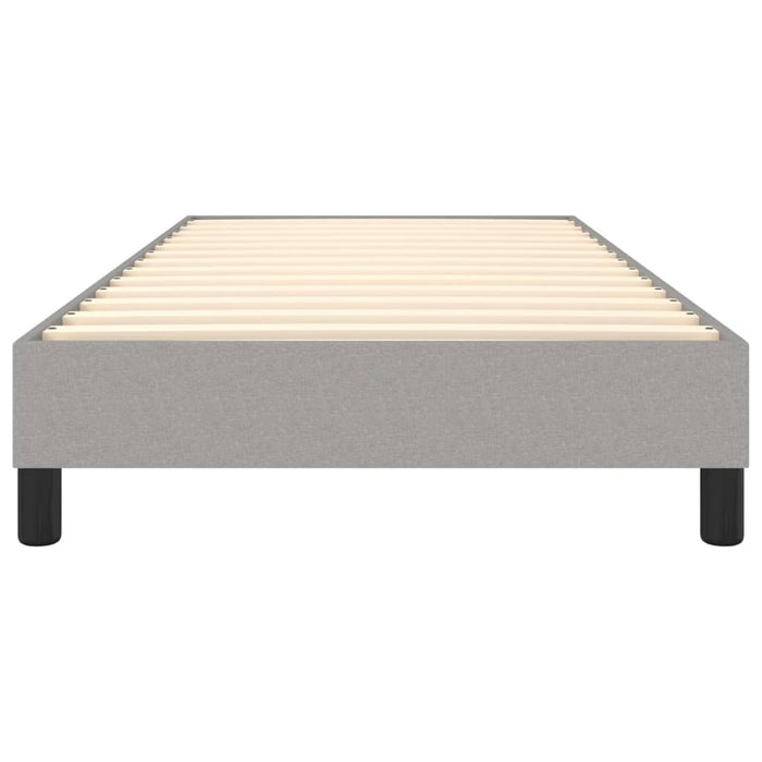 Boxspringbett Hellgrau 90x190 cm Stoff