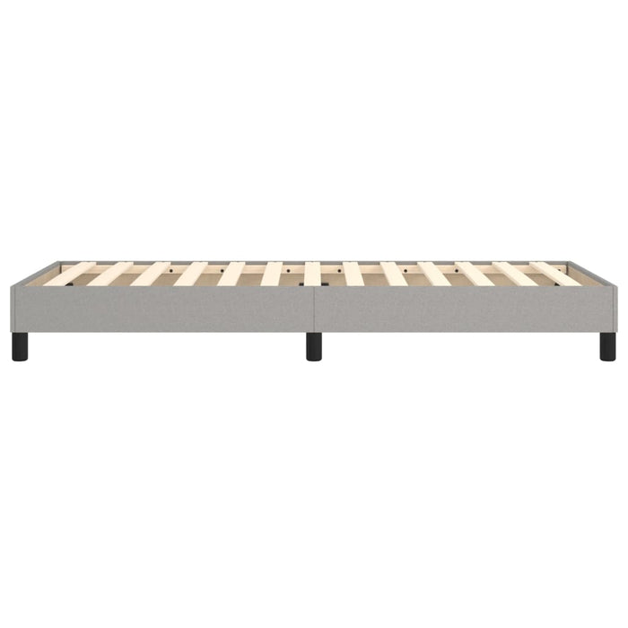 Boxspringbett Hellgrau 90x190 cm Stoff