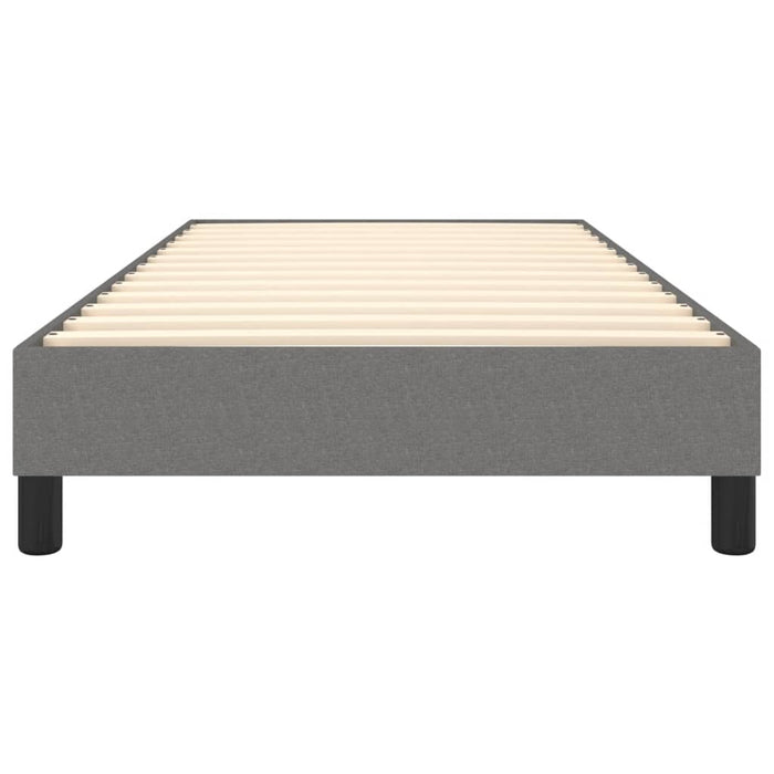 Boxspringbett Dunkelgrau 90x190 cm Stoff