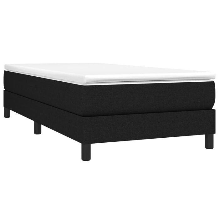 Boxspringbett Schwarz 90x190 cm Stoff