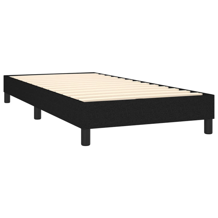 Boxspringbett Schwarz 90x190 cm Stoff