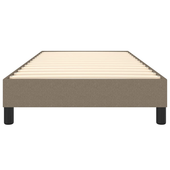 Boxspringbett Taupe 90x190 cm Stoff