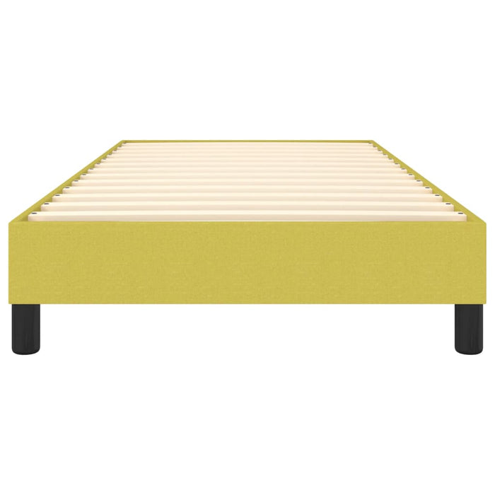 Boxspringbett Grün 90x190 cm Stoff