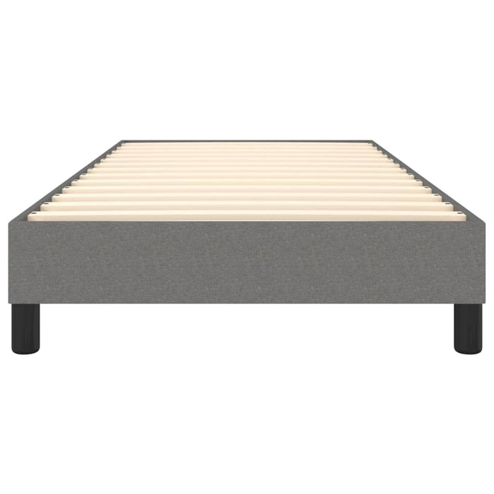 Boxspringbett Dunkelgrau 90x200 cm Stoff