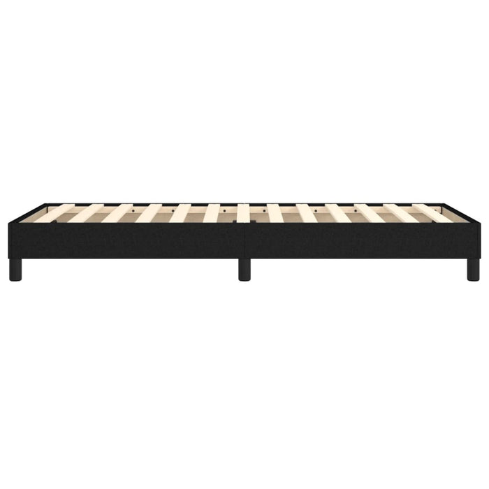 Boxspringbett Schwarz 90x200 cm Stoff