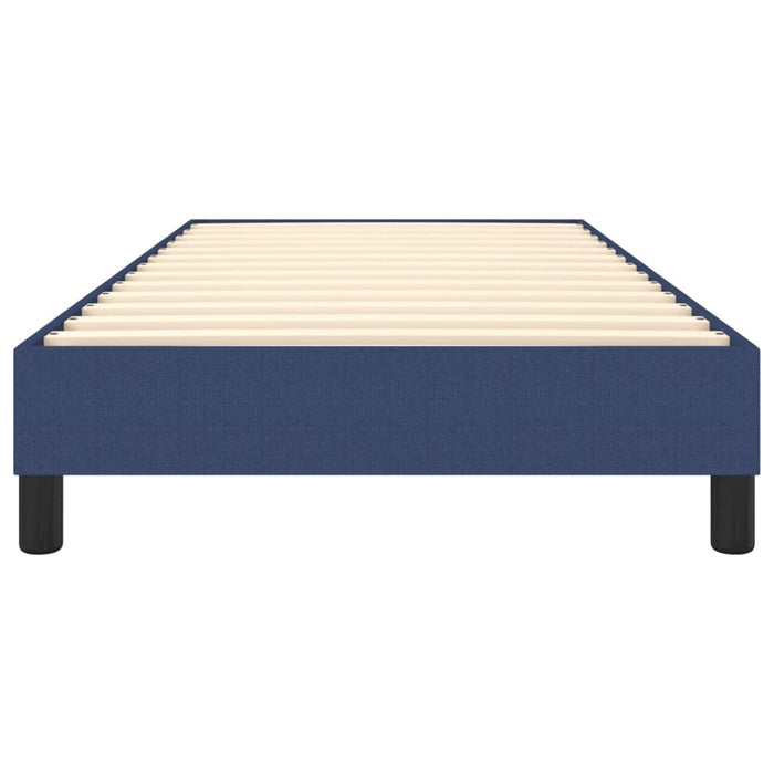 Boxspringbett Blau 90x200 cm Stoff
