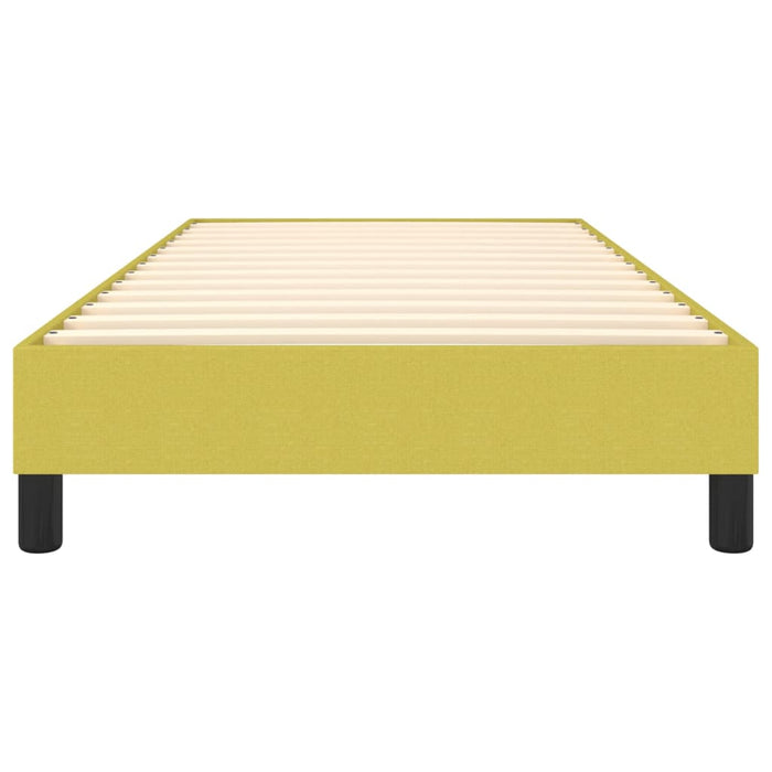 Boxspringbett Grün 90x200 cm Stoff