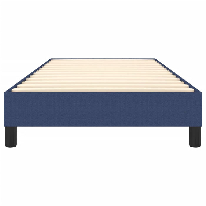 Boxspringbett Blau 100x200 cm Stoff