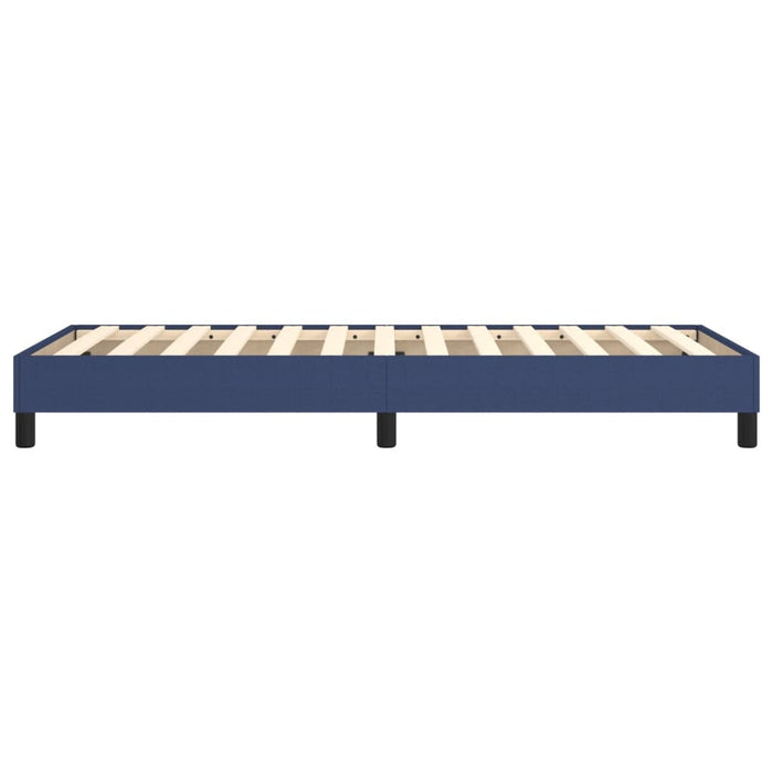 Boxspringbett Blau 100x200 cm Stoff