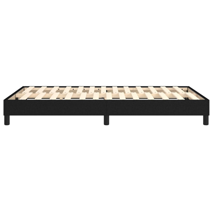 Boxspringbett Schwarz 120x200 cm Stoff