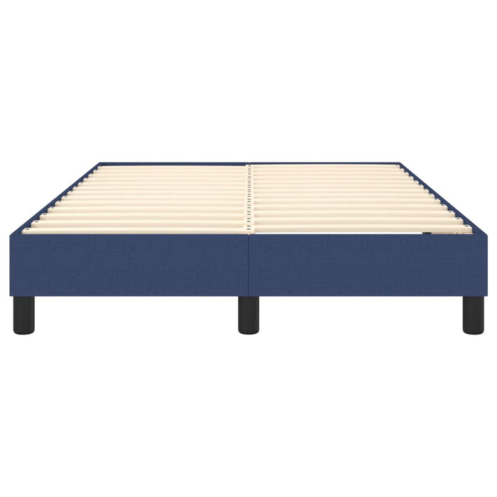 Boxspringbett Blau 120x200 cm Stoff