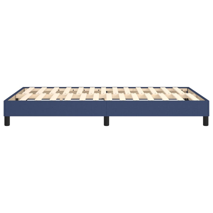 Boxspringbett Blau 120x200 cm Stoff