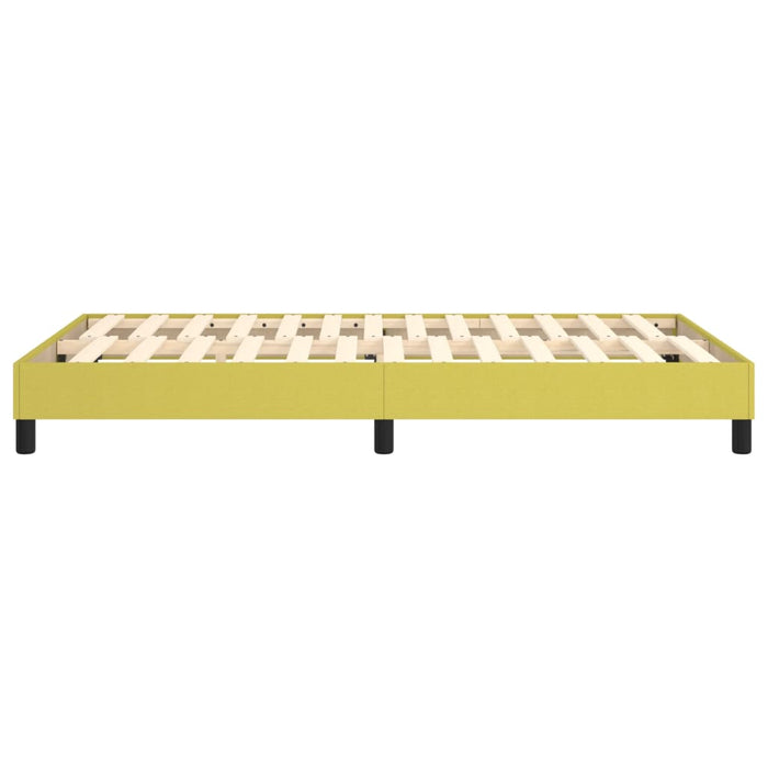 Boxspringbett Grün 120x200 cm Stoff