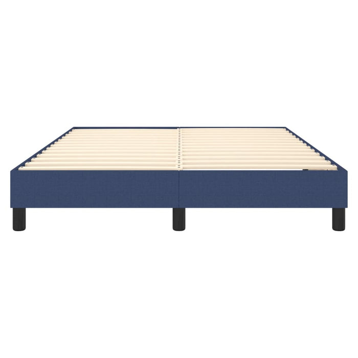 Boxspringbett Blau 140x190 cm Stoff