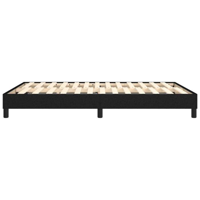 Boxspringbett Schwarz 140x200 cm Stoff