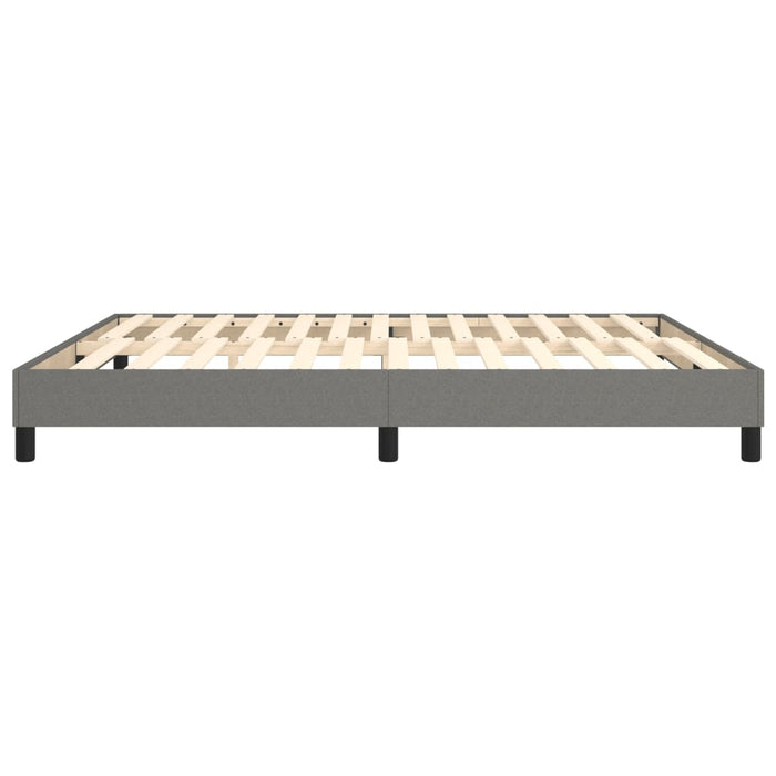 Boxspringbett Dunkelgrau 160x200 cm Stoff