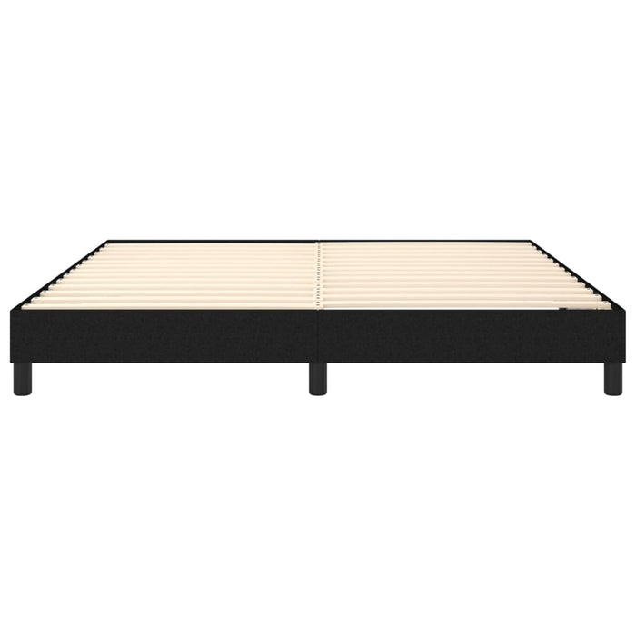 Boxspringbett Schwarz 160x200 cm Stoff
