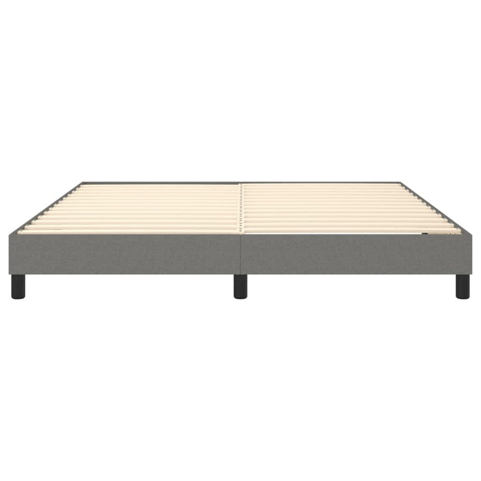 Boxspringbett Dunkelgrau 180x200 cm Stoff