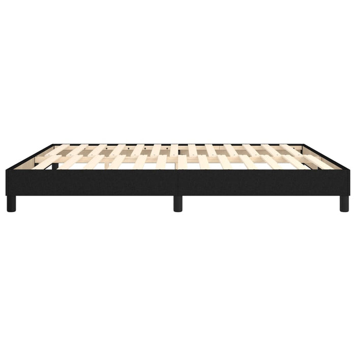 Boxspringbett Schwarz 180x200 cm Stoff