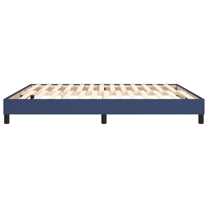 Boxspringbett Blau 180x200 cm Stoff