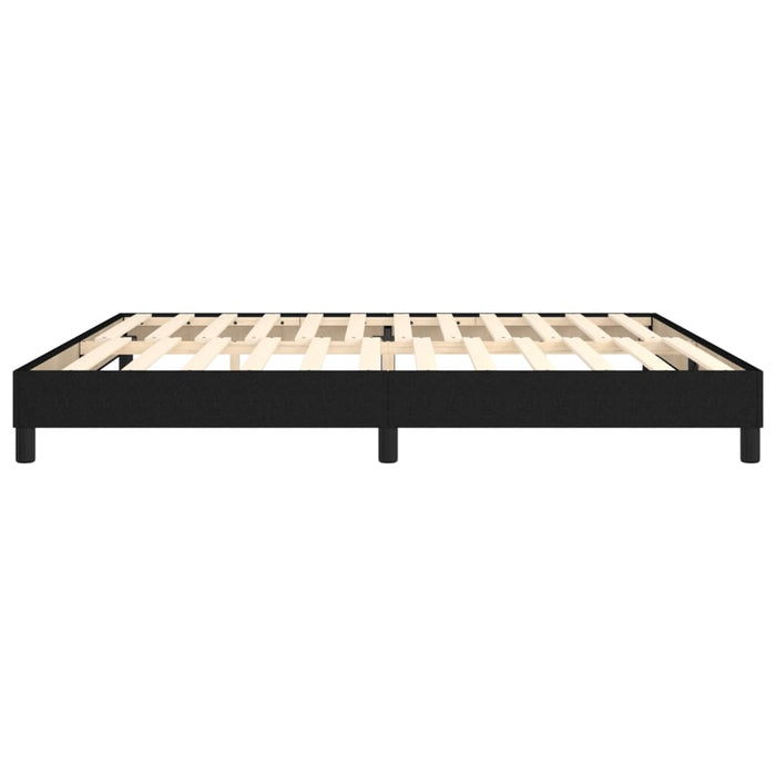 Boxspringbett Schwarz 200x200 cm Stoff