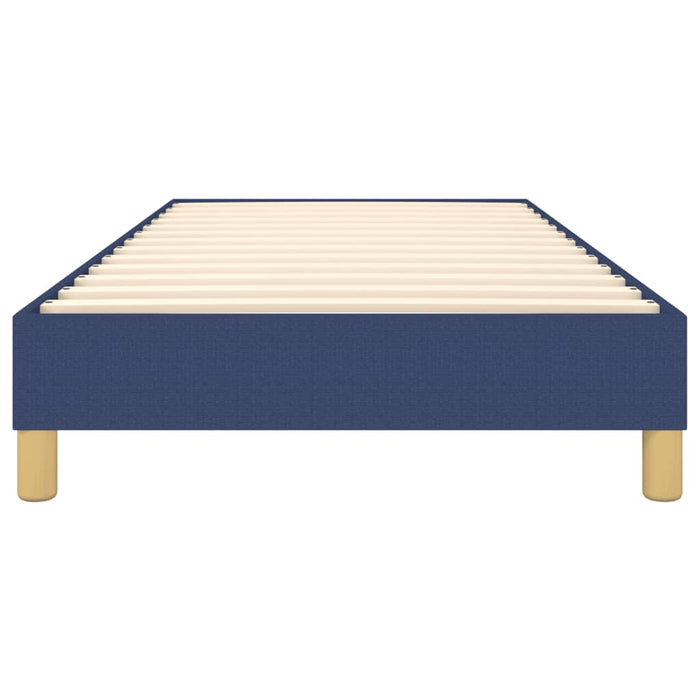 Boxspringbett Blau 80x200 cm Stoff