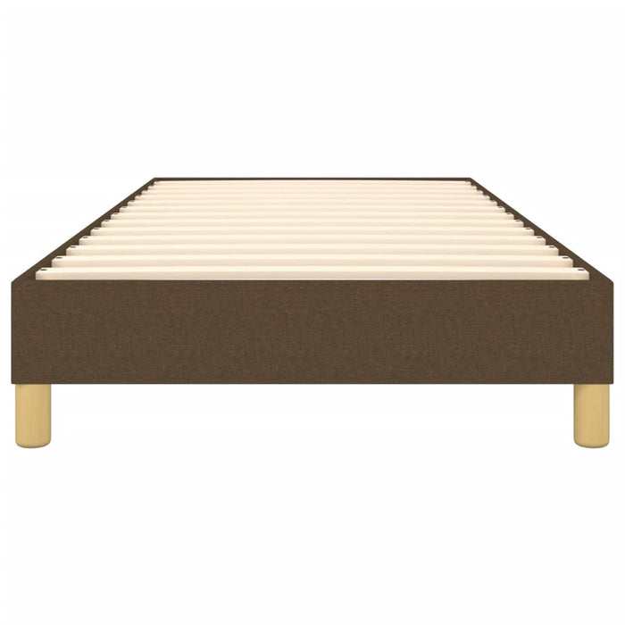 Boxspringbett Dunkelbraun 90x190 cm Stoff