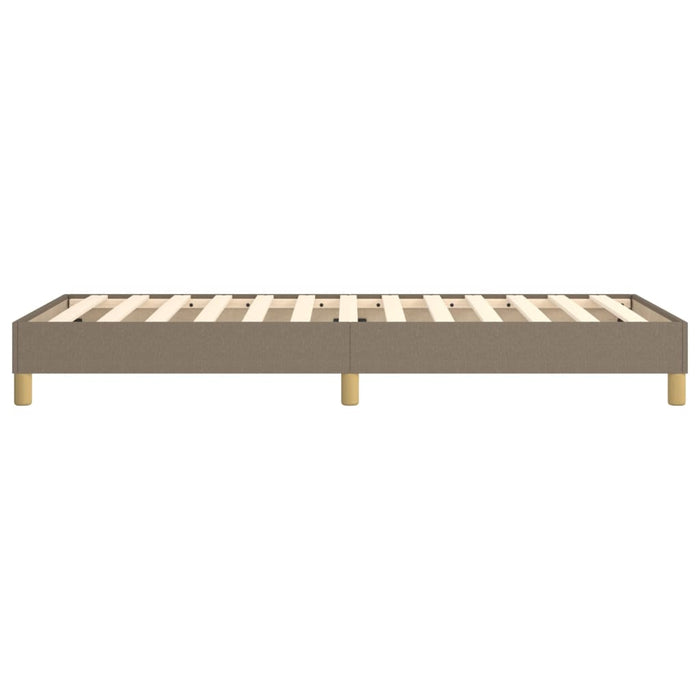 Boxspringbett Taupe 90x200 cm Stoff