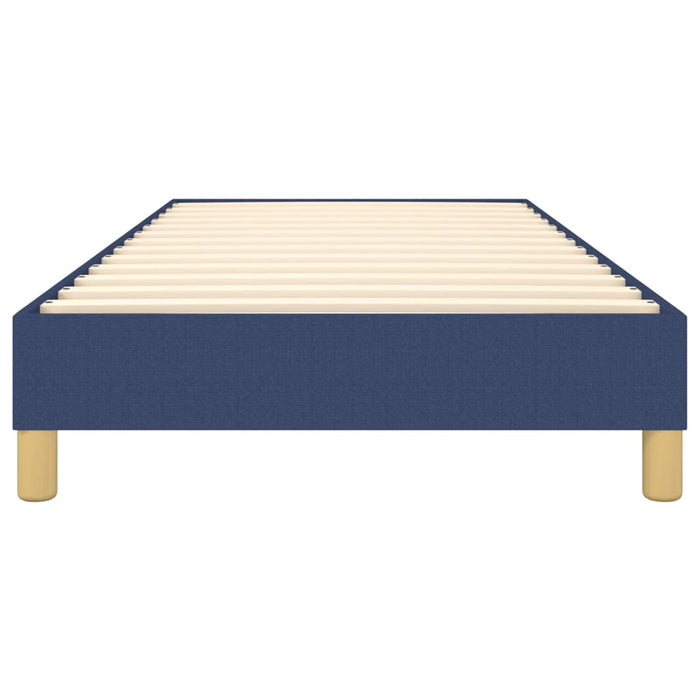 Boxspringbett Blau 90x200 cm Stoff
