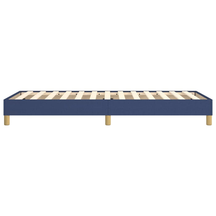 Boxspringbett Blau 100x200 cm Stoff