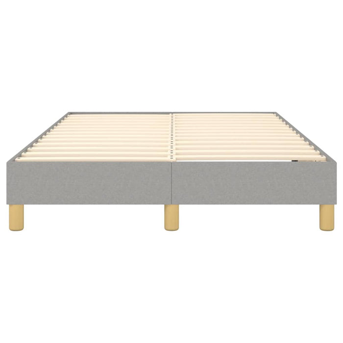 Boxspringbett Hellgrau 120x200 cm Stoff