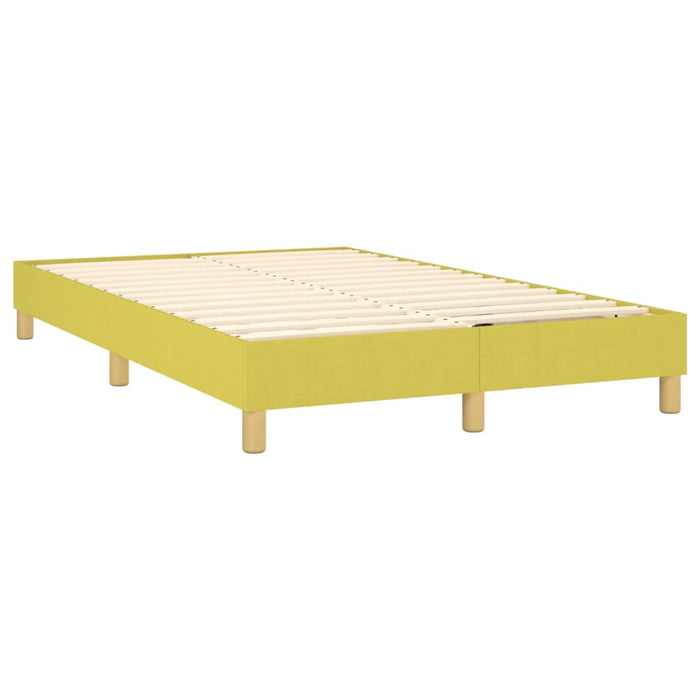 Boxspringbett Grün 120x200 cm Stoff
