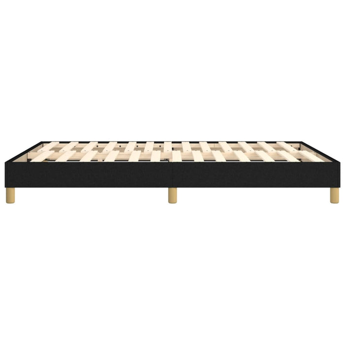 Boxspringbett Schwarz 140x190 cm Stoff