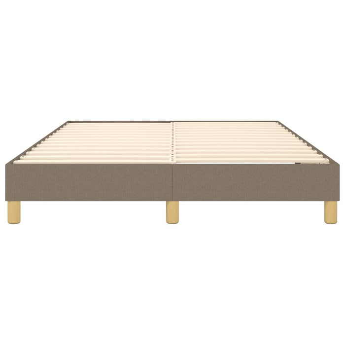 Boxspringbett Taupe 140x200 cm Stoff