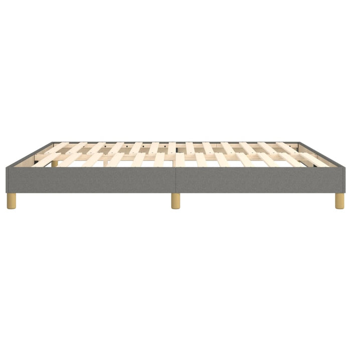 Boxspringbett Dunkelgrau 160x200 cm Stoff