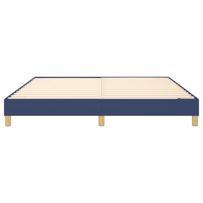 Boxspringbett Blau 160x200 cm Stoff