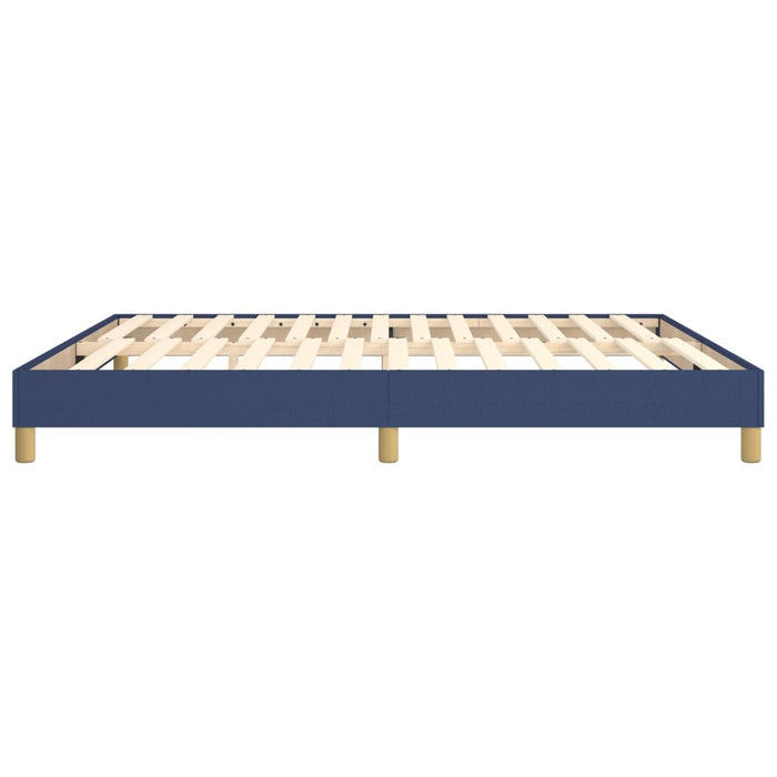 Boxspringbett Blau 160x200 cm Stoff