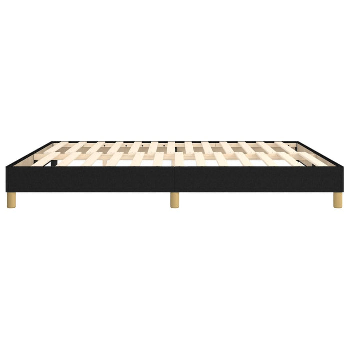 Boxspringbett Schwarz 180x200 cm Stoff