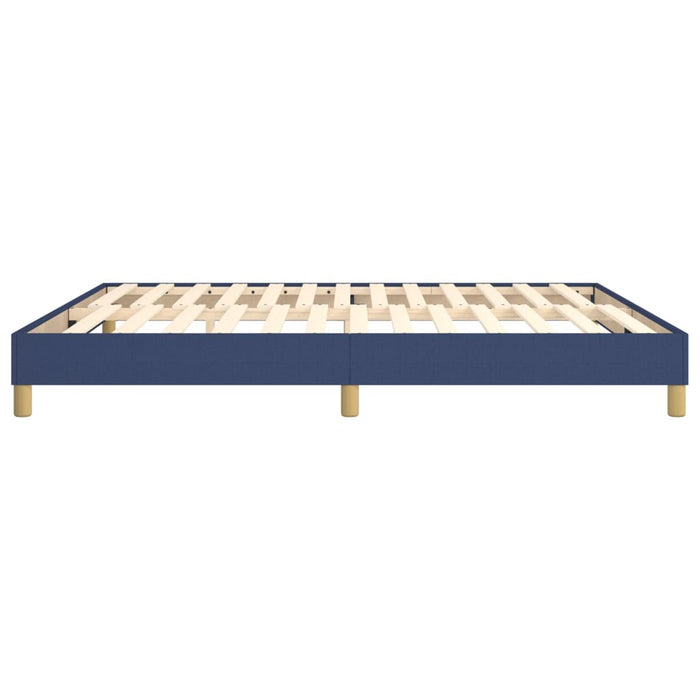 Boxspringbett Blau 180x200 cm Stoff