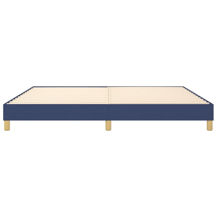 Boxspringbett Blau 200x200 cm Stoff