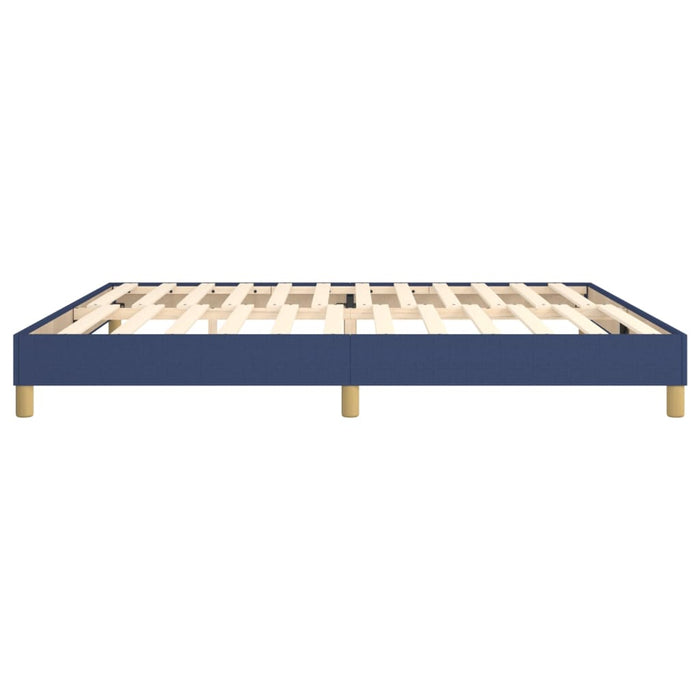 Boxspringbett Blau 200x200 cm Stoff
