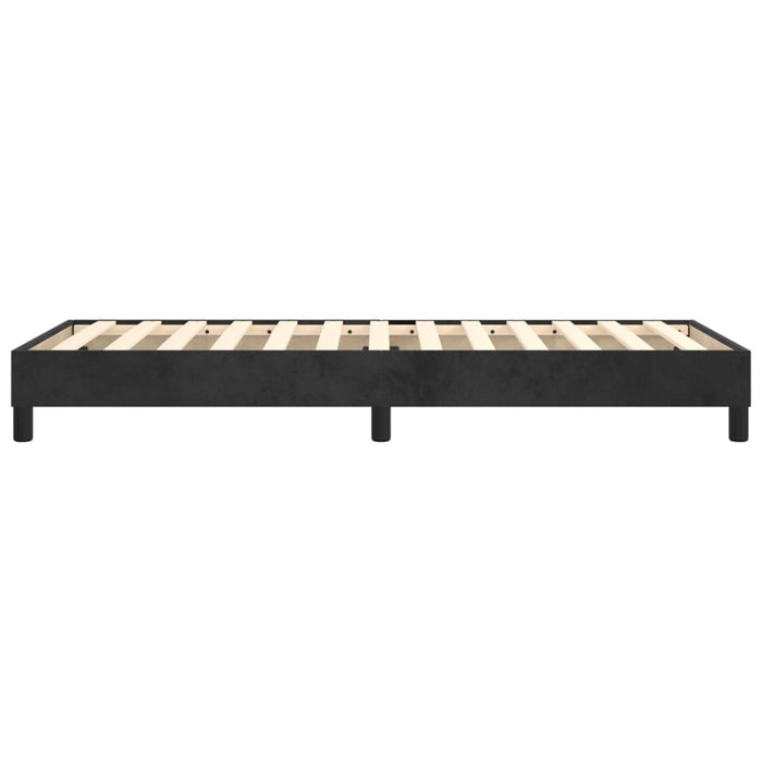 Boxspringbett Schwarz 80x200 cm Samt