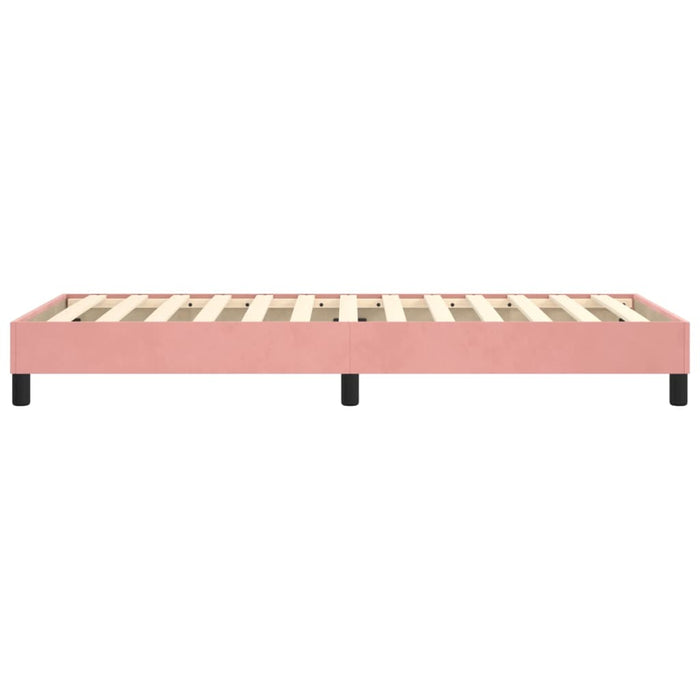 Boxspringbett Rosa 80x200 cm Samt