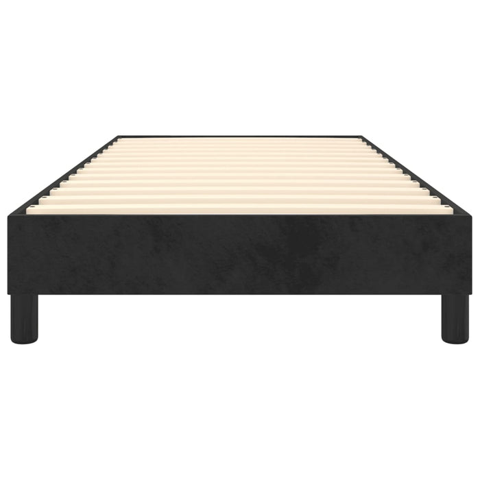 Boxspringbett Schwarz 90x190 cm Samt
