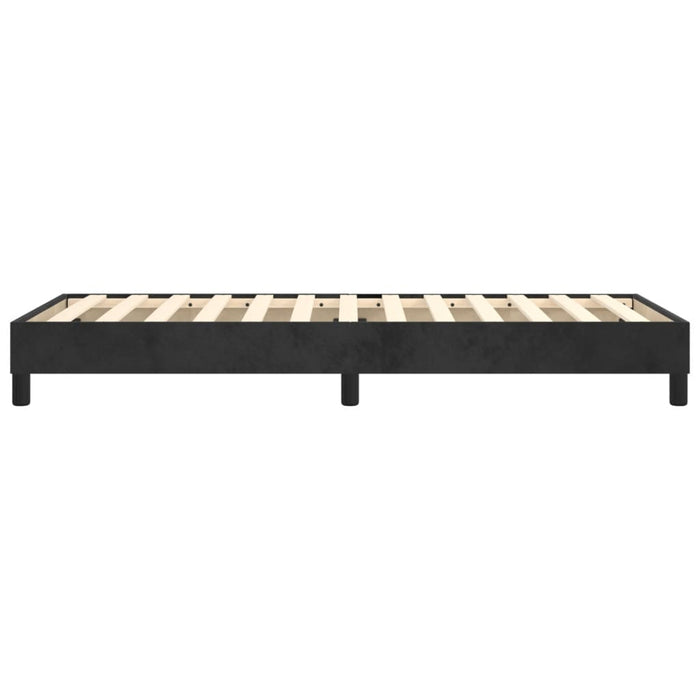 Boxspringbett Schwarz 90x190 cm Samt