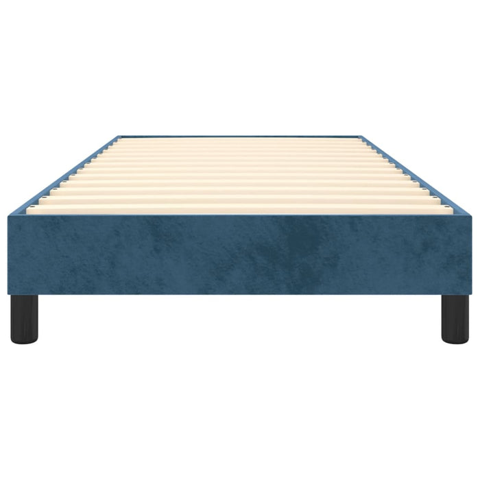 Boxspringbett Dunkelblau 90x190 cm Samt