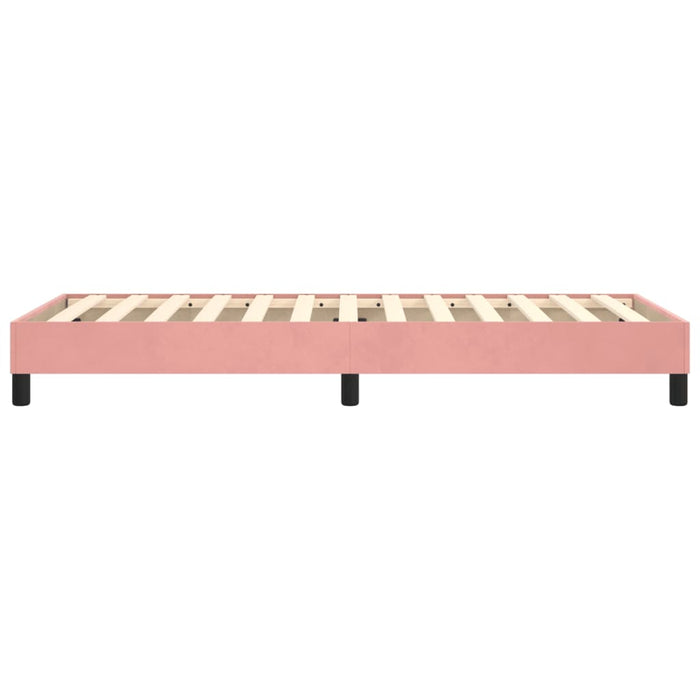 Boxspringbett Rosa 90x190 cm Samt