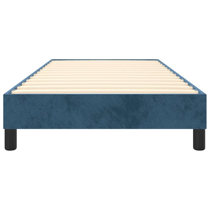 Boxspringbett Dunkelblau 90x200 cm Samt