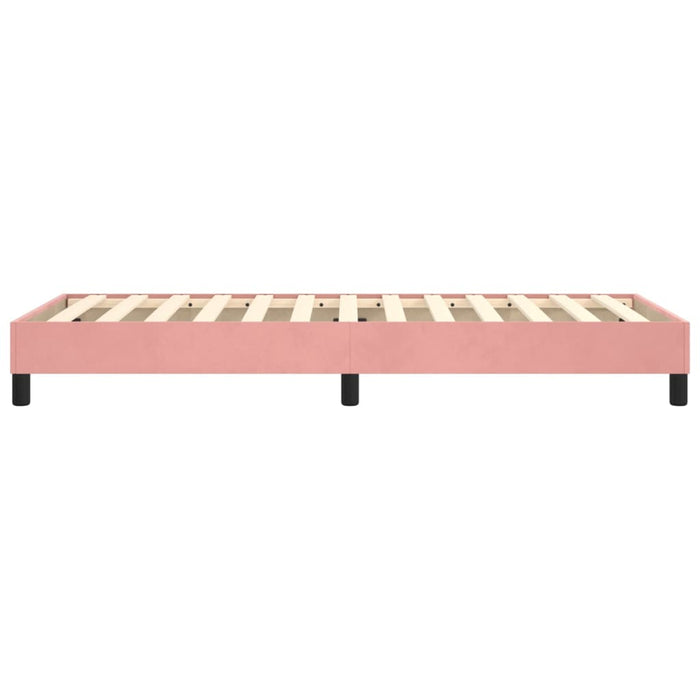 Boxspringbett Rosa 90x200 cm Samt